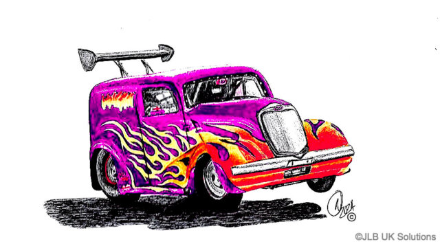 pink hot rod